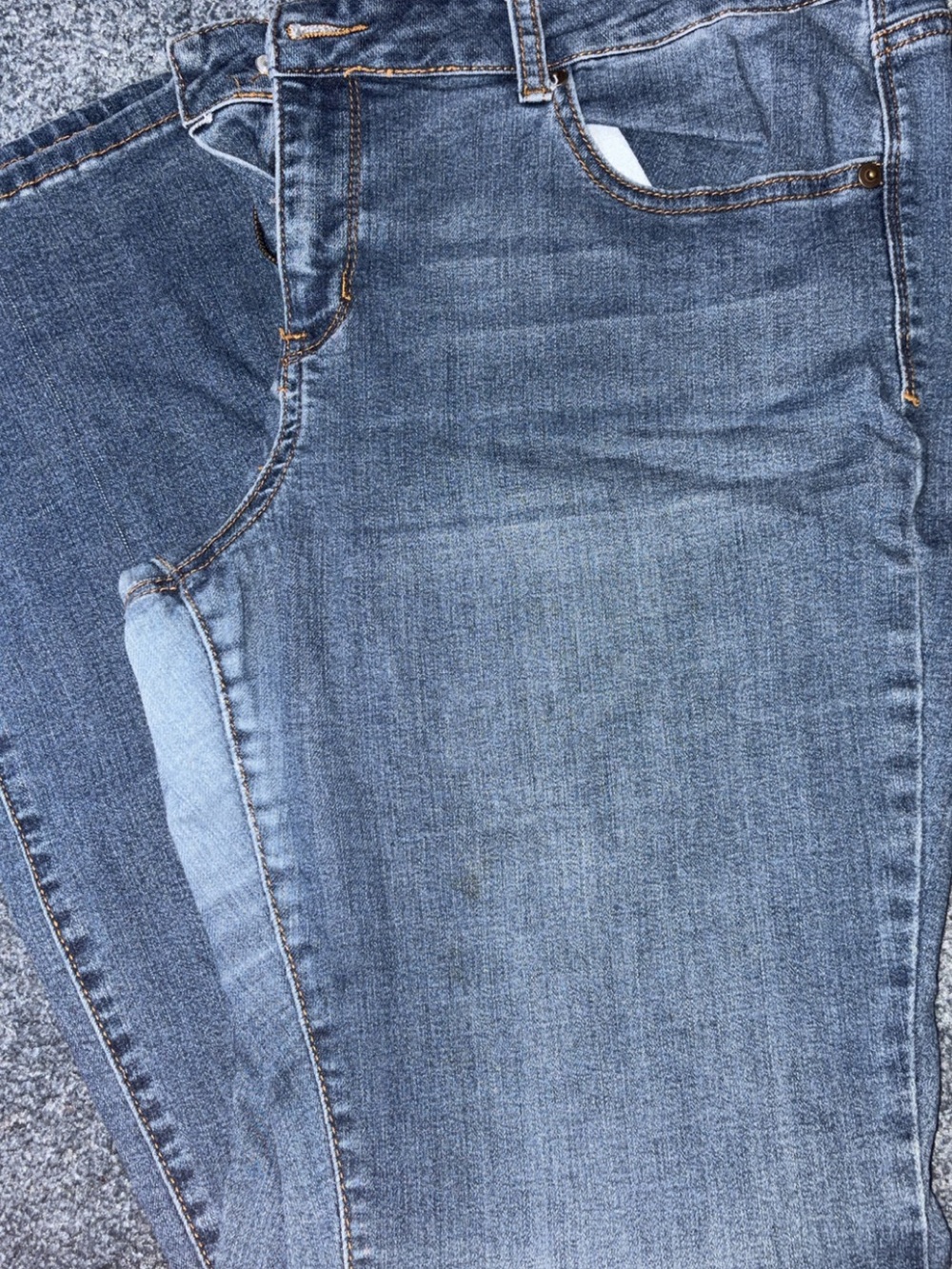 Denim Light-Medium Blue Bootcut Jeans